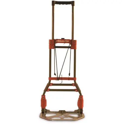 Steel Folding Hand Truck Red