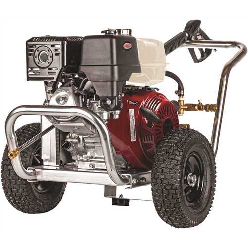 Simpson ALWB60828 Aluminum Water Blaster 4200 PSI 4.0 GPM Gas Cold Water Professional Pressure Washer with HONDA GX390 Engine