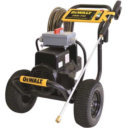 2000 PSI 3.0 GPM Electric Cold Water Pressure Washer with 208/230V Induction Electric Motor