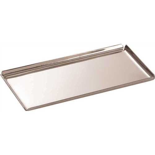 BASIC AMENITY TRAY IN STAINLESS STEEL Bright - pack of 6