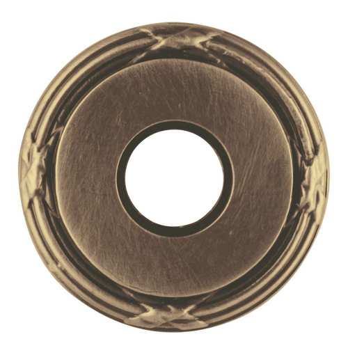 Estate Solid Brass Rosette