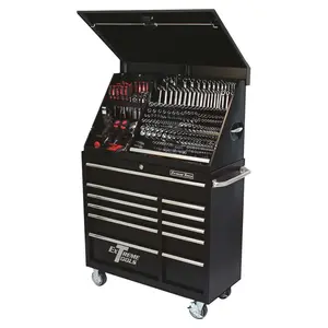 41 in. 11-Drawer Tool Chest and Cabinet Combo in Black 41 in. 11-Drawer Tool Chest and Cabinet Combo in Black