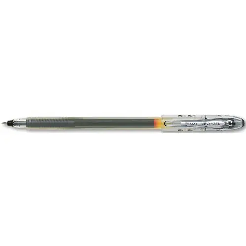 PILOT NEO-GEL ROLLER BALL STICK GEL PEN, BLACK INK, FINE, DOZEN