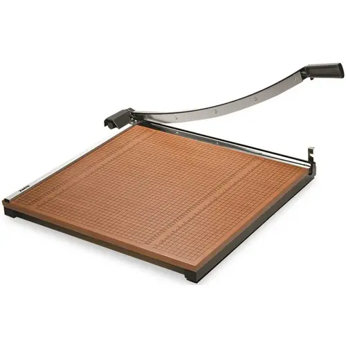 ELMER'S WOOD BASE GUILLOTINE TRIMMER, 20 SHEETS, WOOD BASE, 24" X 24"