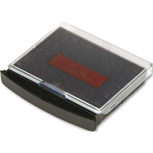Consolidated Stamp 10148902 REPLACEMENT INK PAD FOR 2000 PLUS TWO-COLOR WORD DATERS, BLUE/RED