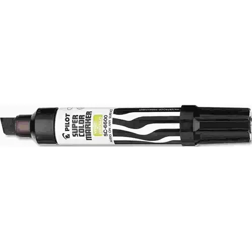 PILOT CORP. OF AMERICA 10143943 PILOT JUMBO REFILLABLE PERMANENT MARKER, CHISEL TIP, BLACK