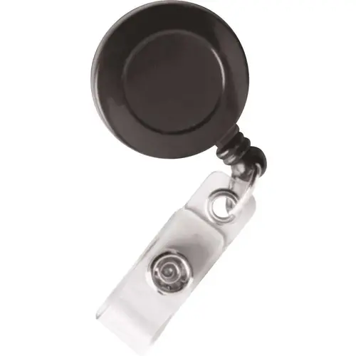 SICURIX BAU68424 Card Reel with Belt Clip Black