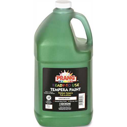 READY-TO-USE TEMPERA PAINT, GREEN, 1 GAL
