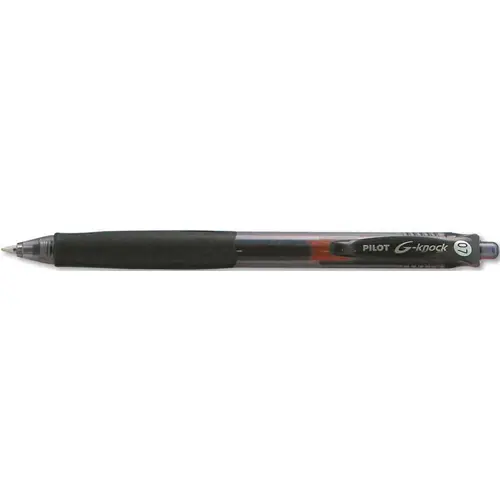PILOT CORP. OF AMERICA 10146784 PILOT G-KNOCK BEGREEN ROLLER BALL RETRACTABLE GEL PEN, BLACK INK, FINE, DOZEN
