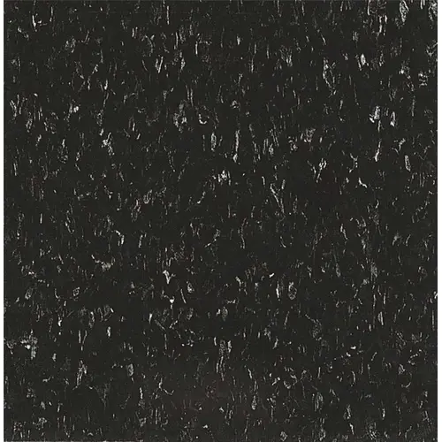 Armstrong Flooring 51910031 Imperial Texture VCT 12 in. x 12 in. Classic Black Standard Excelon Commercial Vinyl Tile (45 sq. ft. / case)