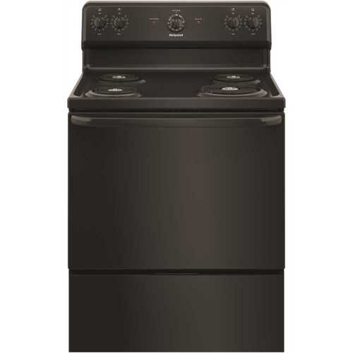 HOTPOINT RBS160DMBB 30 in. 5.0 cu. ft. Electric Range in Black