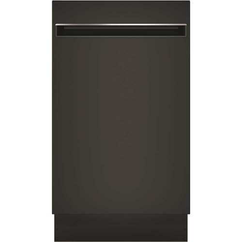 GE Profile PDT145SGLBB 18 in. Black Top Control ADA Dishwasher with Stainless Steel Tub and 47 dBA