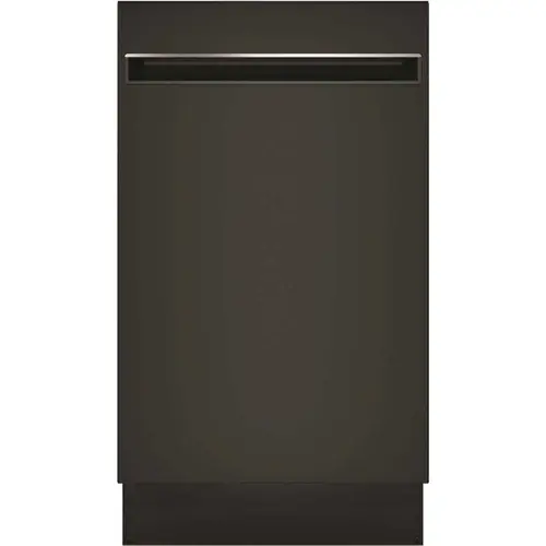 GE Profile PDT145SGLBB 18 in. Black Top Control ADA Dishwasher with Stainless Steel Tub and 47 dBA