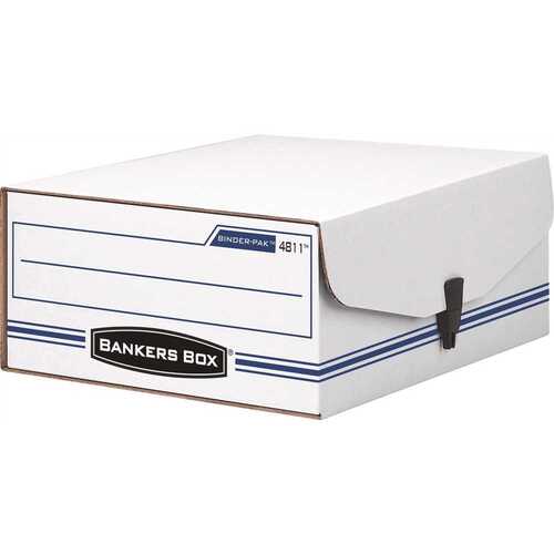 Bankers Box FEL48110 4.8 in. x 9.8 in. W x 11.9 in. D Liberty Binder-Pak Storage Moving Boxes