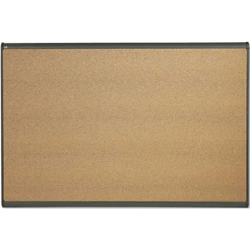ACCO Brands Corporation 10150188 PRESTIGE BULLETIN BOARD, GRAPHITE-BLEND CORK, 72 X 48, ALUMINUM FRAME