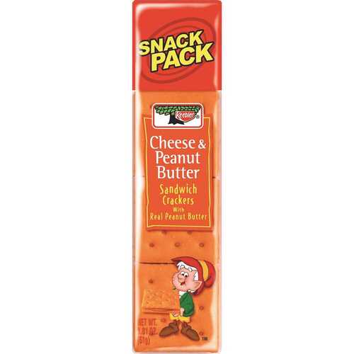 Keebler KEB21165 1.81 oz. Peanut Butter Cheese Salty Snack Pack