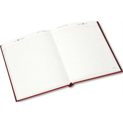 AT-A-GLANCE 10137318 STANDARD DIARY BRAND HARDBOUND BUSINESS DIARY, RED, 7 1/2 X 9 7/16