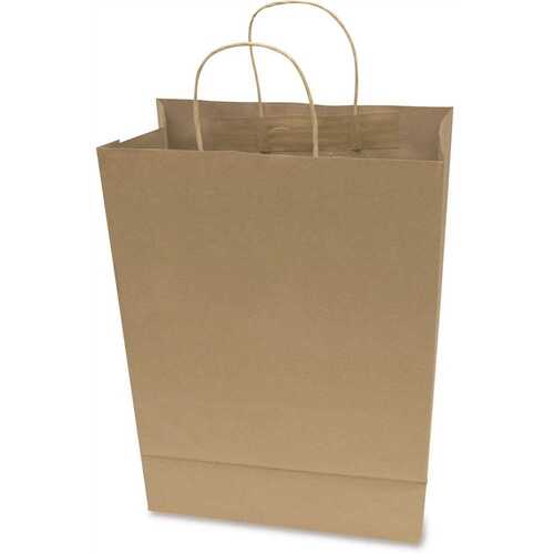 Cosco COS091566 Premium Large Brown Paper Shopping Bags