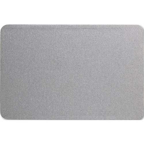 24 in. x 36 in. Bulletin Board with Fabric Surface and Gray