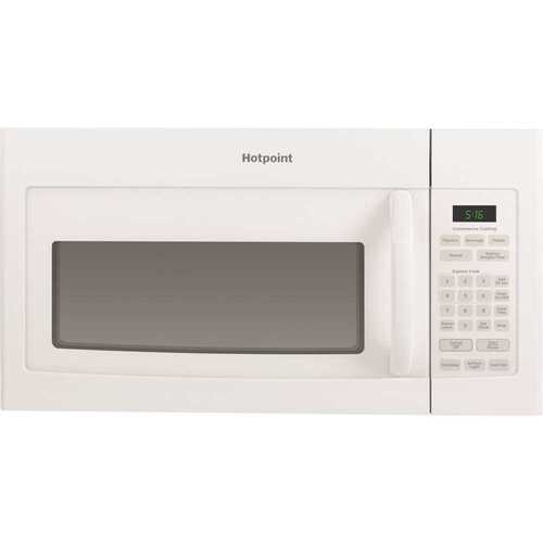 HOTPOINT RVM5160DHWW 1.6 cu. ft. Over the Range Microwave in White