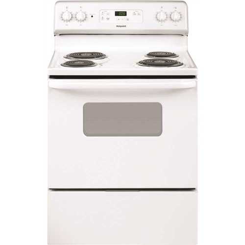 HOTPOINT RBS360DMWW 30 in. 5.0 cu. ft. Electric Range in White