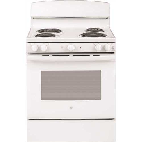 30 in. 5.0 cu. ft. Electric Range in White