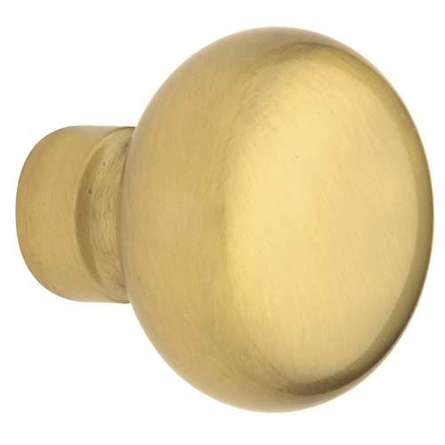 Single 5030 Knob Less Rose Satin Brass With Brown Finish