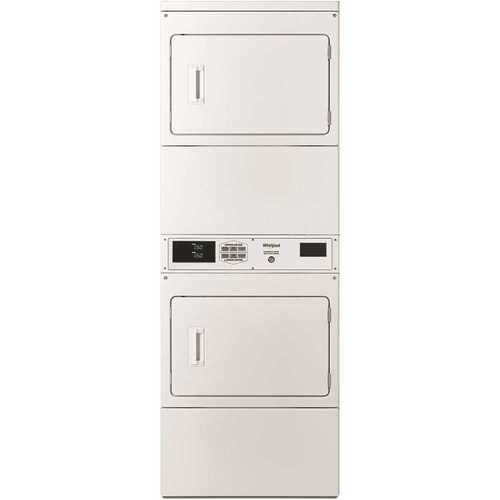 Whirlpool CSP2970HQ 7.4 cu. ft. 240-Volt White Electric Double Stacked Commercial Dryer