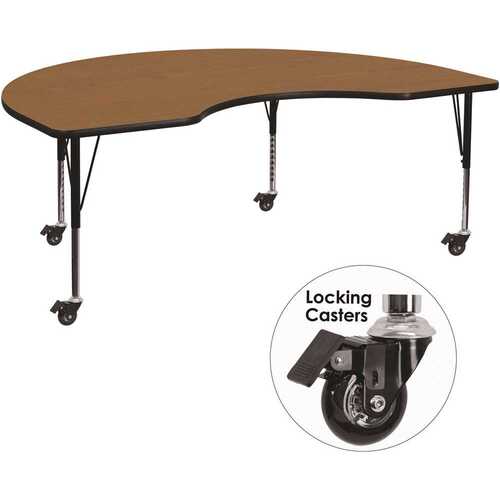 Flash Furniture CGA-XU-21321-OA-HD Oak Kids Table