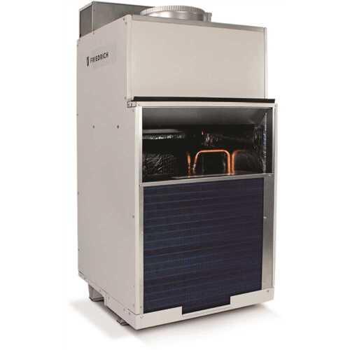 18,000 BTU Vertical Packaged Terminal Heat Pump Air Conditioner (1.5 Ton) + 7.5 kW Electrical Heater (11 EER) 230V