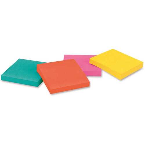 POST-IT MMM65414AU 3 in. x 3 in. Ultra Color Notes 5-Colors (100-Sheet Pads/Pack, )