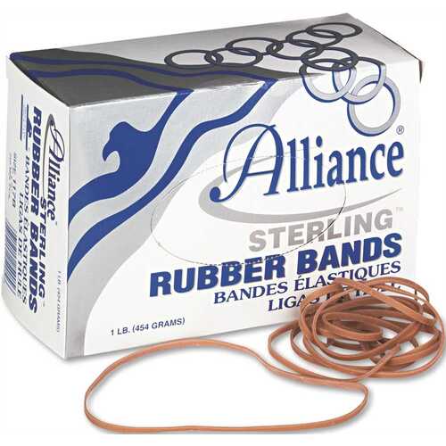 STERLING ERGONOMICALLY CORRECT RUBBER BANDS, #117B, 7 X 1/8, 250 BANDS/1LB BOX