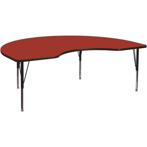 Flash Furniture CGA-XU-5757-RE-HD Red Kids Table