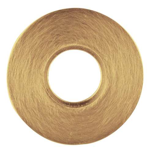 Single 2-1/8" Privacy Rose Vintage Brass Finish