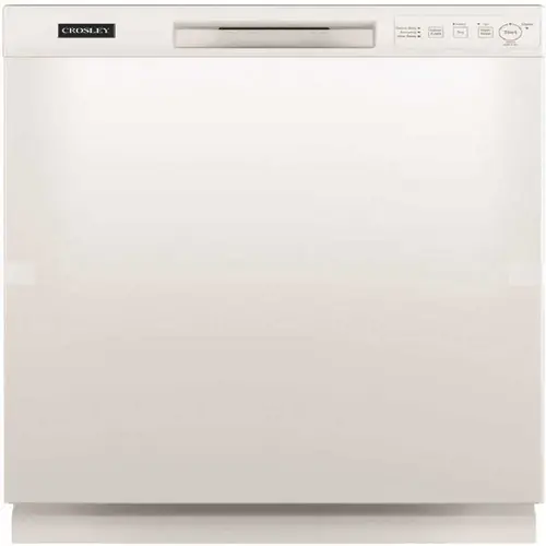 24 in. Stainless Steel Top Control Dishwasher with Stainless Steel Tub White