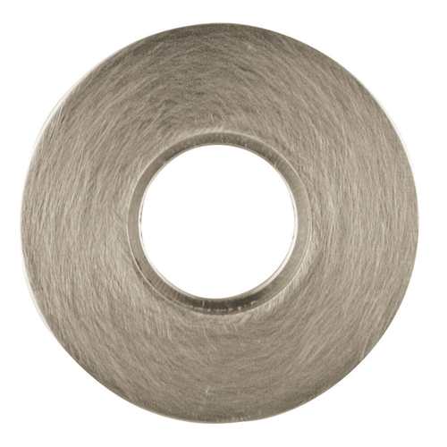 Single 2-1/8" Privacy Rose Lifetime Satin Nickel Finish