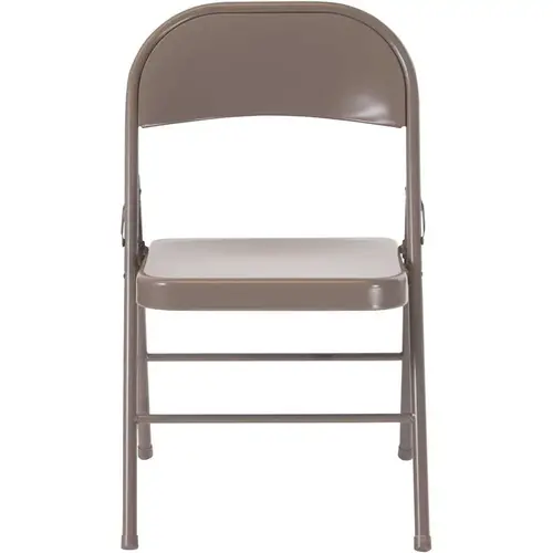 Gray Metal Folding Chair