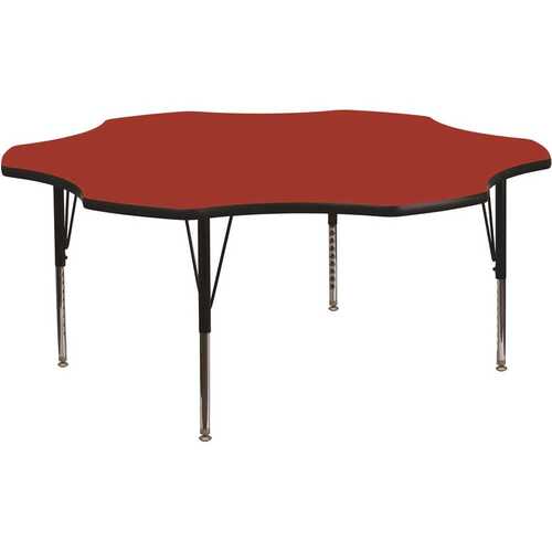 Flash Furniture CGA-XU-5781-RE-HD Red Kids Table