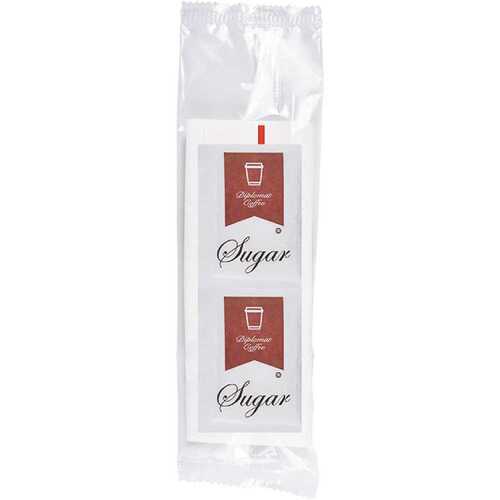 Diplomat C-CK-222021-C Coffee Condiment Kit (Sugars, 2 Sugar Substitutes, 2 Creamers, 2 Stir Sticks, 1 Napkin