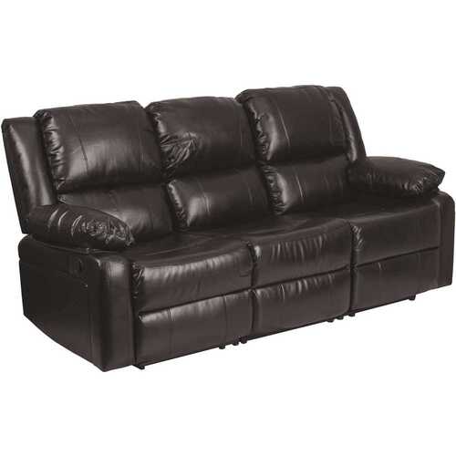 Black LeatherSoft Standard Sofa