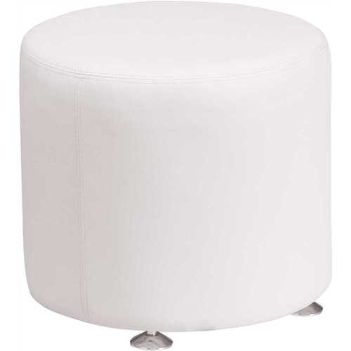 Melrose White Ottoman