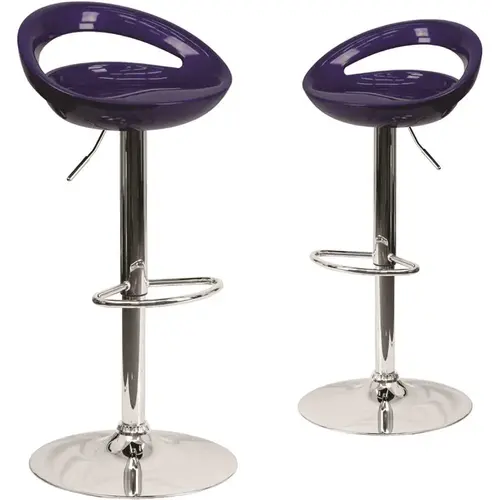 33 in. Blue Bar stool