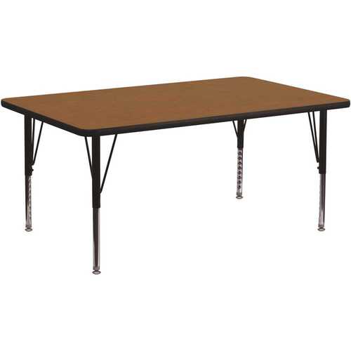 Flash Furniture CGA-XU-5703-OA-HD Oak Kids Table