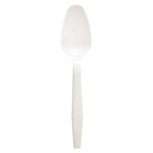 Medium Weight White Polypropylene Spoon - pack of 1000