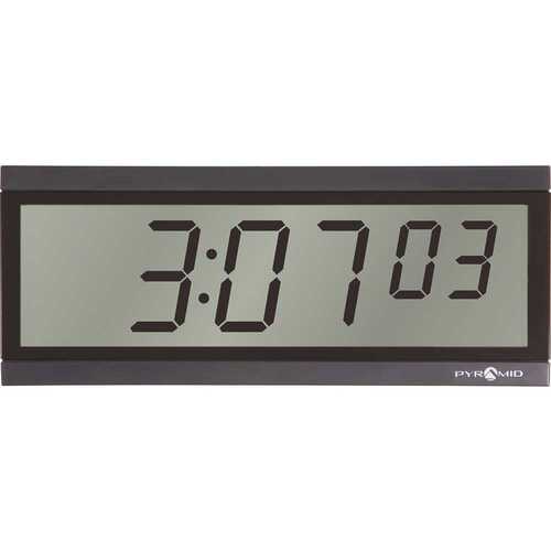 RF Wireless LCD Hour/Min/Sec Battery Operated Digital Clock