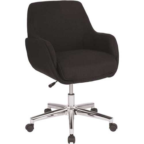 Black Fabric Office/Desk Chair