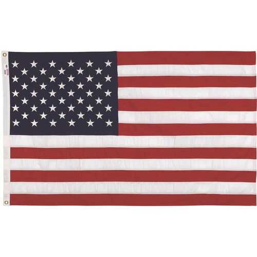 4 ft. x 6 ft. Spun Polyester Commercial United States Flag