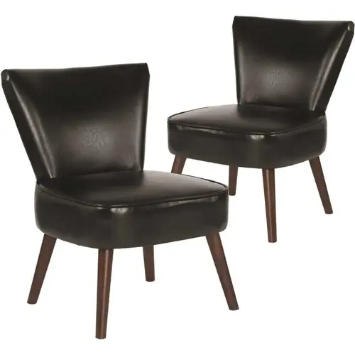 Black (LeatherSoft or Faux Leather) Side Chair