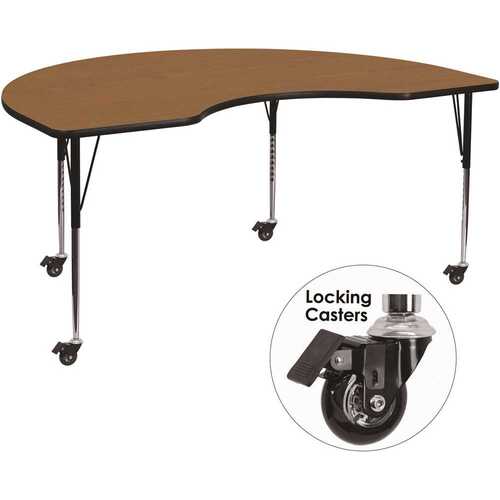 Flash Furniture CGA-XU-21315-OA-HD Oak Kids Table