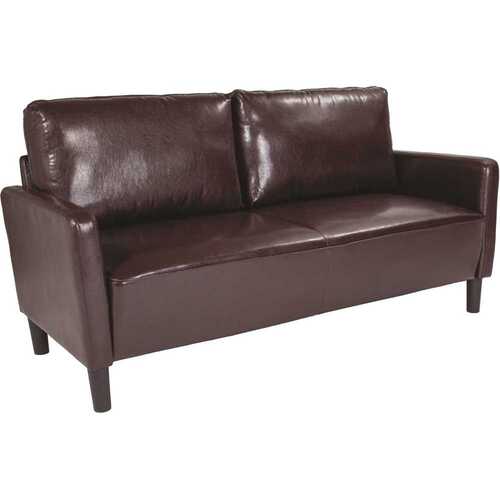 Flash Furniture CGA-SL-239583-BR-HD Brown LeatherSoft Standard Sofa